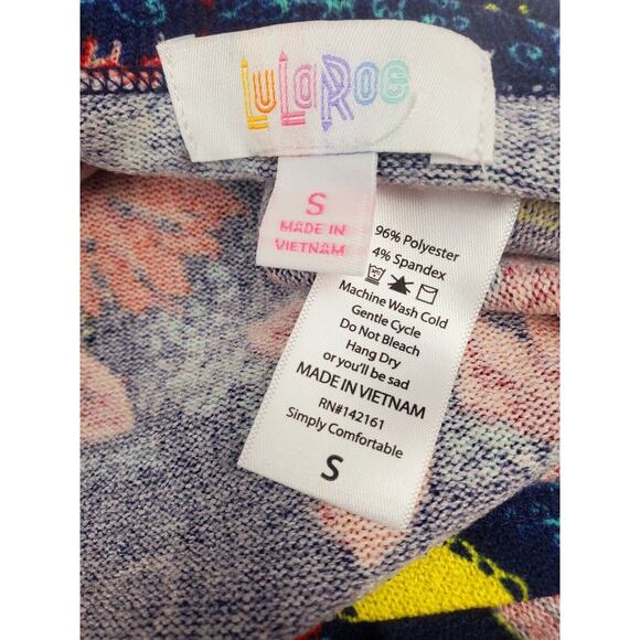 NWOT LulaRoe Sarah S Blue Cardigan Duster Long Sweater Open Front Pockets Womens - Picture 7 of 7